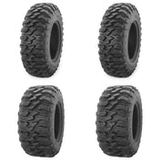 Set of 4 ATV QUADBOSS Tires (QBT446 27x9R-14 Front, 27x11R-14 Rear)