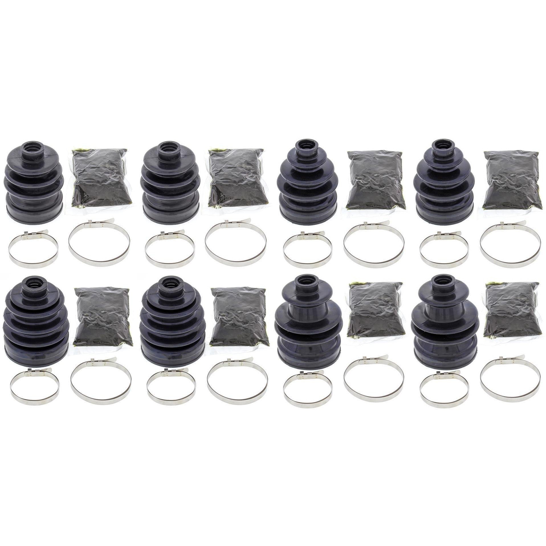 Complete Front & Rear Inner & Outer CV Boot Repair Kit KVF750 Brute Force 08-11