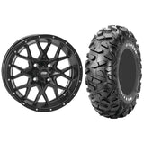 Set of 2 Mounted Wheel and Tire Kit Wheel: 14x7 5+2 4/110 Tire: 28x10-14 6 Ply