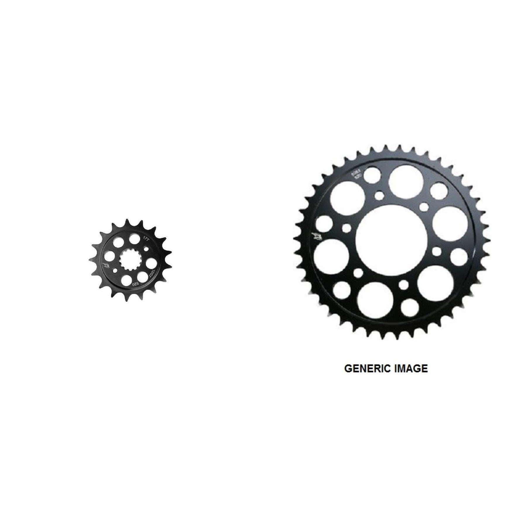 520 Front & Rear Steel Sprocket Kit for Street KAWASAKI Ninja ZX-10R 2011-2016