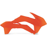 Acerbis Orange Radiator Shrouds for KTM - 2314250237