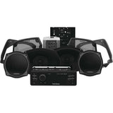 Rockford Fosgate Source Unit, 4-Speaker & Amp Kit Black HD9813SG-STAGE3