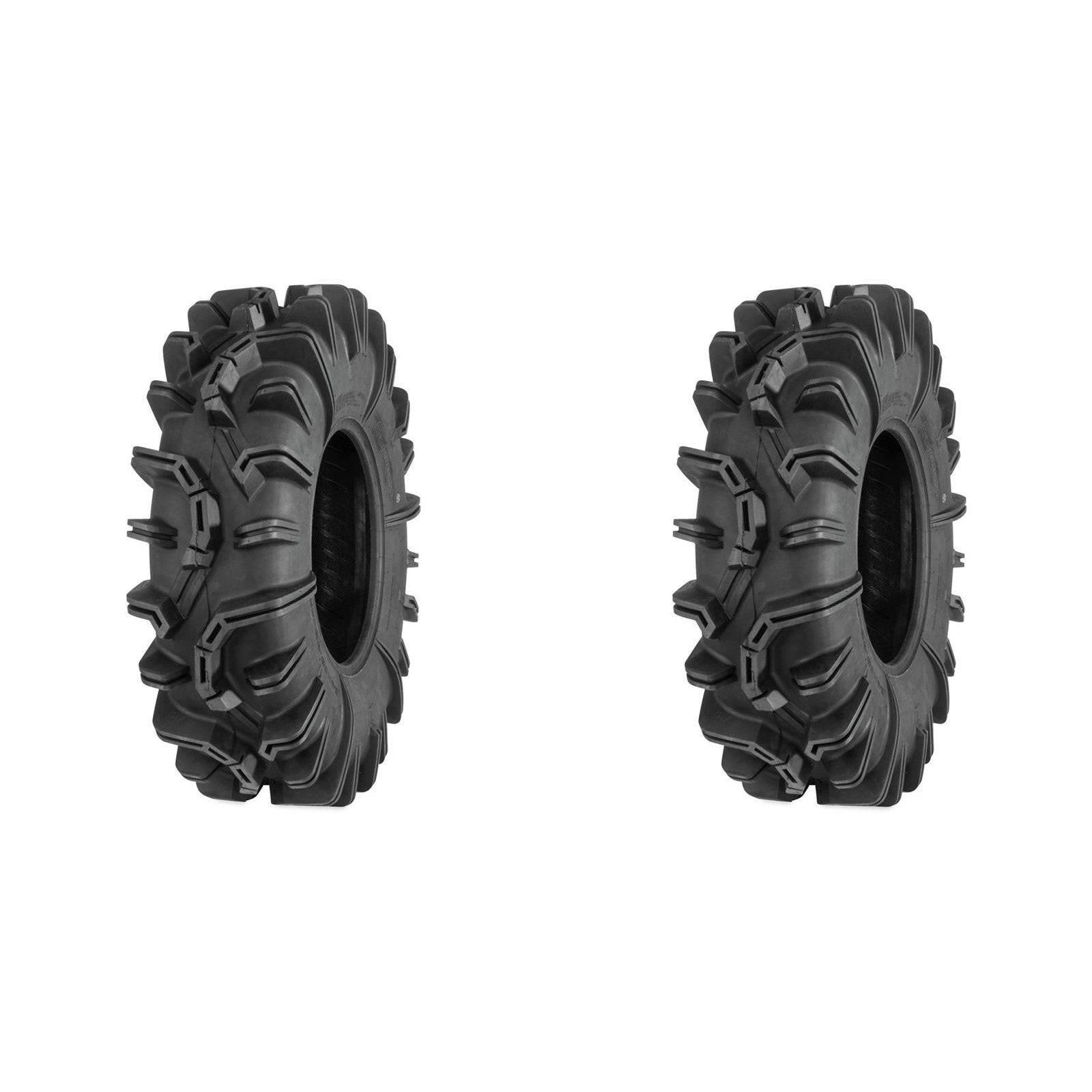 Set of 2 QUADBOSS QBT673 Front/Rear Tires 30x10R-14 6-ply