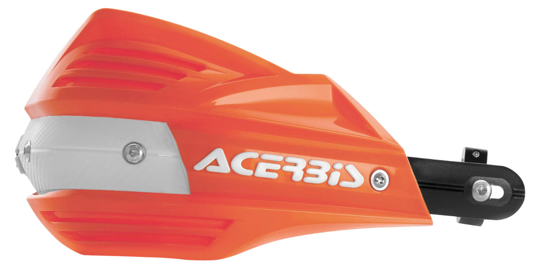 Acerbis 16 Orange/White X-Factor Handguards - 2374195321