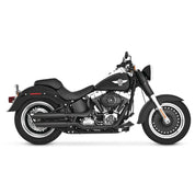 Vance And Hines Twin Slash Muffler 3in Slip On Exhaust Black With Fuelpak FP3