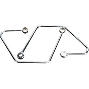 Cobra Saddlebag Supports Chrome - 02-6118