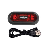 Trailstrike LED Motorcycle Bike Bicycle Red Rear Helmet Light Lamp