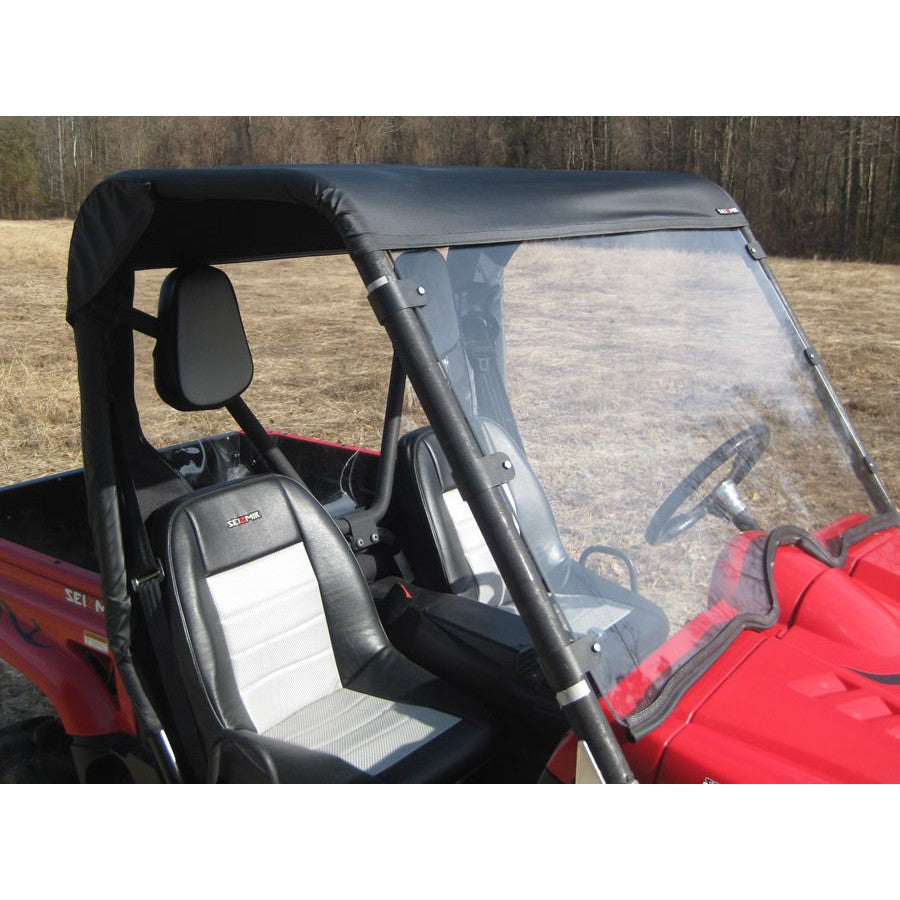 Seizmik Soft Rear Windshield & Soft Top Kit For Yamaha Rhino 50-18043 ...