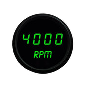 Intellitronix Programmable Digital Mini-Tachometer 2 1/16" in Black Trim - Green