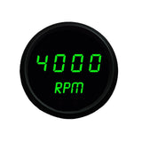 Intellitronix Programmable Digital Mini-Tachometer 2 1/16" in Black Trim - Green