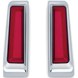 Kuryakyn Tracer LED Inserts for Saddlebag Supports Chrome
