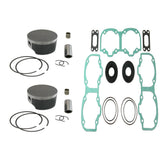 2 Pistons, Bearings & Full Gasket Kit Ski-Doo 550F 550 Fan Standard Bore 76mm