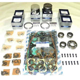 Kit de reconstrucción de cabezal de potencia WSM para Mercury/Mariner 200 HP 2.5L Carburado 94-04 .010 Over