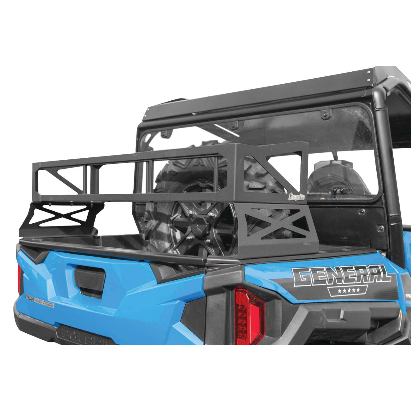 DragonFire Racing Cargo Rack for Polaris General - Black - 02-1107
