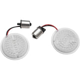 Kuryakyn LuminEZ LED Rear Turn Signal Inserts for Harley-Davidson Black 2939