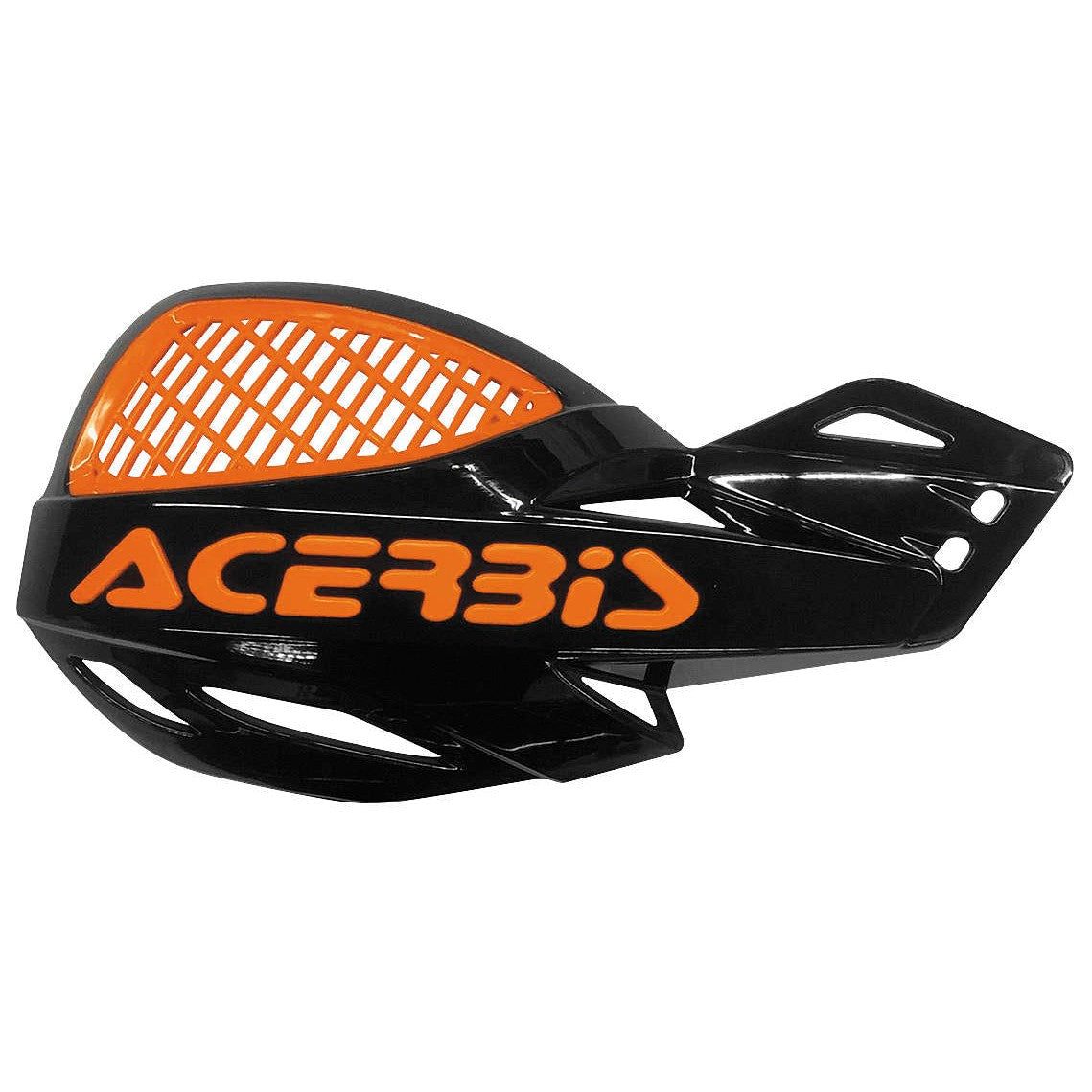 Acerbis Black/Orange Uniko Vented Handguards - 2072671009