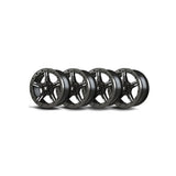 Bullite Set of 4 Shurikene Wheel 15X7.0 Gun Metal/Black 5/114.3 5+2