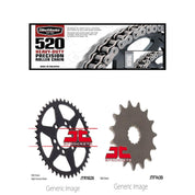 520H Heavy-Duty Chain,Front & Rear Sprocket Kit SUZ LT230E QuadRunner 1986-1993