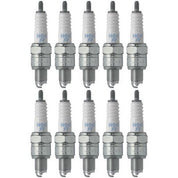 Set of 10 NGK Standard Spark Plugs Yamaha XV250, XV250X 2008-2000 Engine 250cc