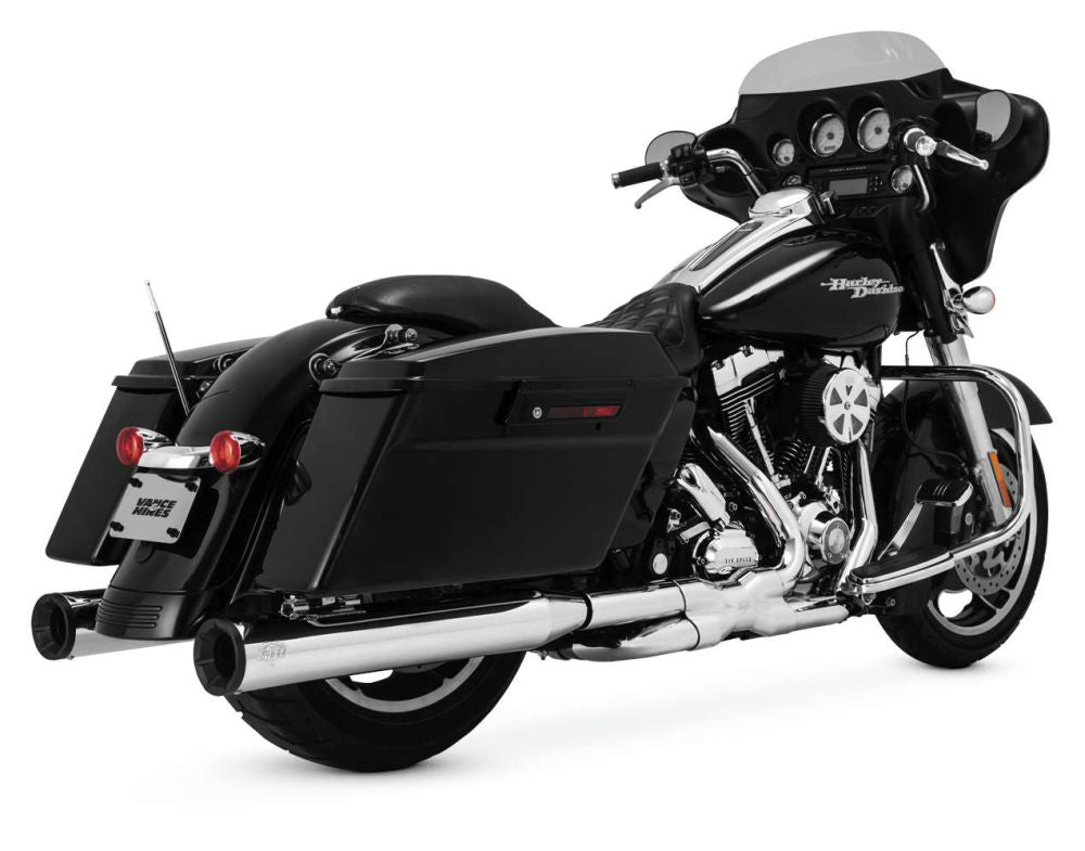 Vance And Hines Eliminator 400 Slip On Exhaust Chrome Black With FuelPak FPC