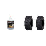Juego de 2 neumáticos traseros ITP Holeshot MXR6 18x10-8 de 2 capas con sellador QUADBOSS