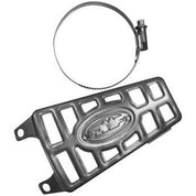 FMF Titanium Kick Plate for Yamaha Silver 040691