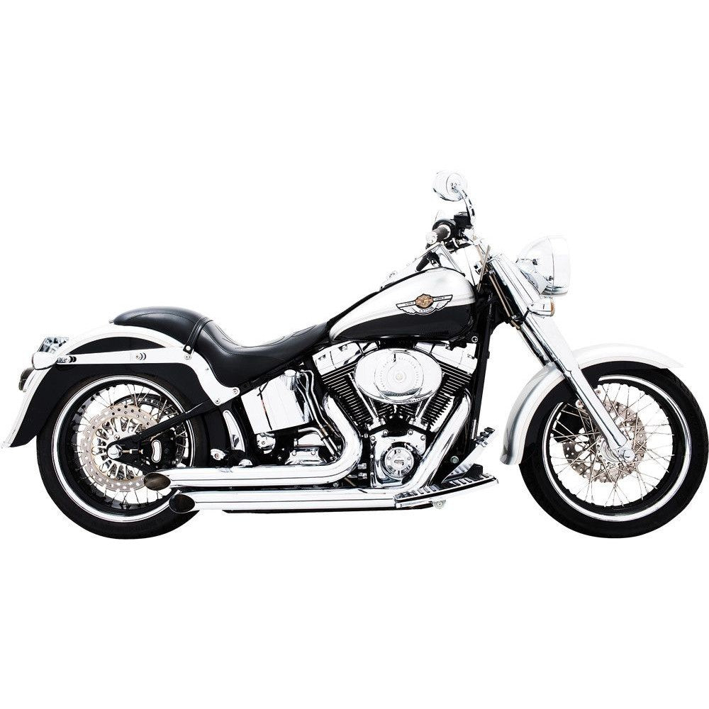 Freedom Performance Declaration Turn-Out Exhaust System Chrome - HD00739