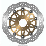 Rotor de freno BikeMaster para Honda CBR900RR 1998-1999 Contour delantero plateado