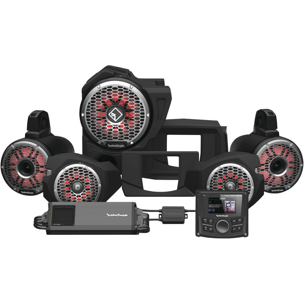Rockford Fosgate Audio Kit For Polaris RZR 900 2014-2021 Stage 6 Black