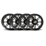 ITP Set of Four SS216 Alloy Matte Black Wheels 14X7 4/137 5+2