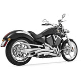 Freedom Performance Dual System With 4" Racing Muffler Exhaust Chrome With Chrome Tip MV00013