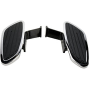 Cobra Swept Front Floorboard Kit Chrome - 06-4134