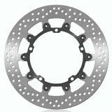 Rotor de freno delantero plateado para Triumph Speed ​​Triple 1050 2008-2010 Contour