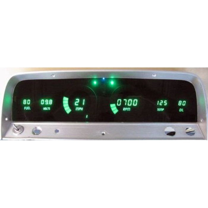 Intellitronix 1964-1966 Chevy Truck LED Digital DP6002 - Green