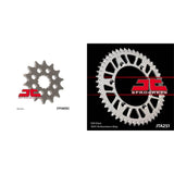 Kit de piñones delanteros de acero y traseros de aluminio para todoterreno YAMAHA WR450F 2007-2015