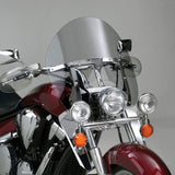 National Cycle Gray SwitchBlade Chopped Quick Release Windshield With Mount Kit, Straight Forks For Kawasaki VN900C 2007-22