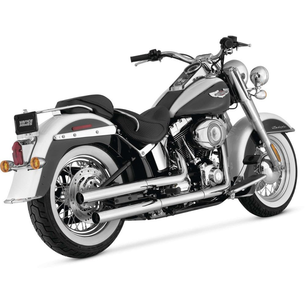 Vance And Hines Straightshots HS Slip On Exhaust Chrome With Fuelpak FP3