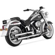Vance And Hines Straightshots HS Slip On Exhaust Chrome With Fuelpak FP3
