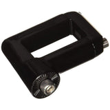 Kuryakyn Curved Side Mount License Plate Holders for Harley-Davidson Black