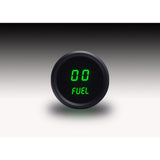Intellitronix Fuel Level LED Digital Gauge in Black Bezel - Green