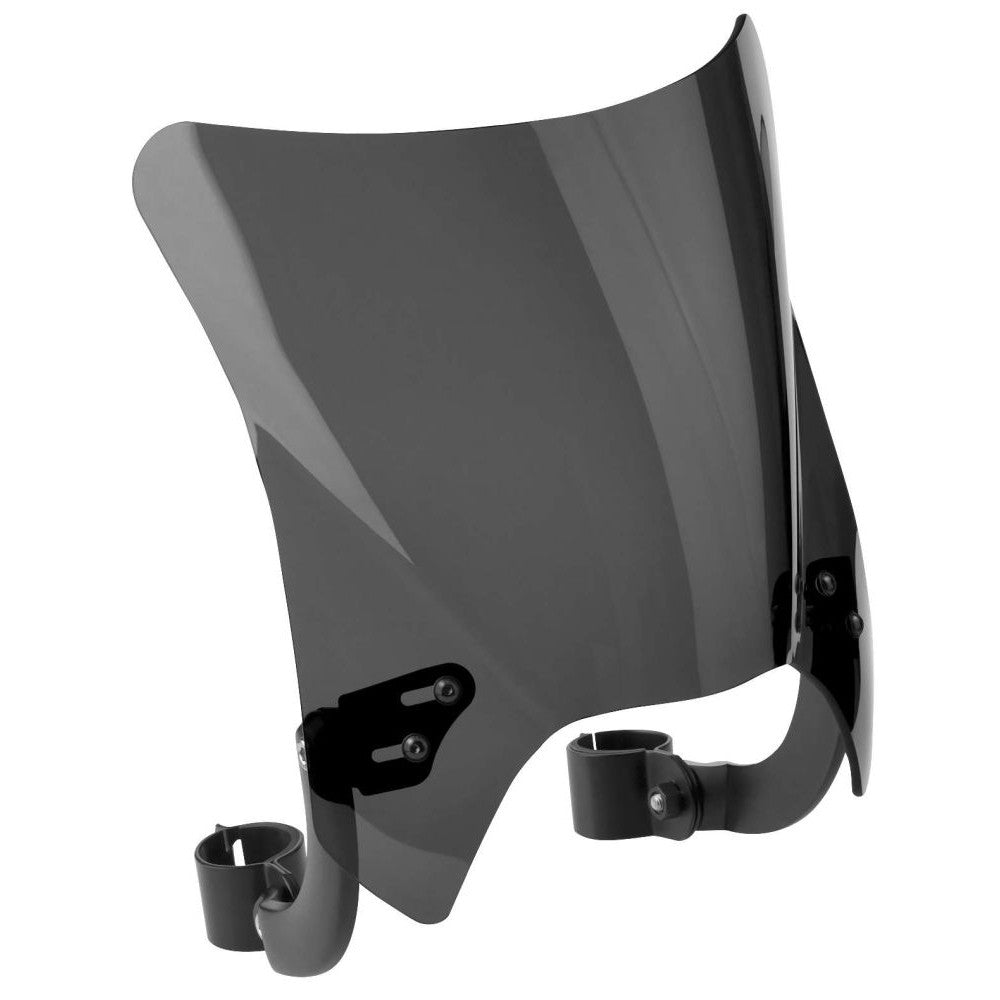 National Cycle Mohawk Windshield Long Curved Arms Black N2837-002