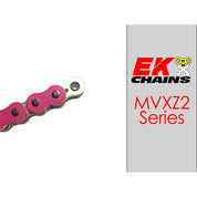 Ek Chains Drivetrain 120 / Pink EK 525-MVXZ2 Motorcycle Drive Chain (Specify Links and Color) Rivet Master Link