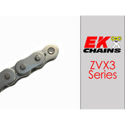 Ek Chains Drivetrain 160 / Natural EK 520-ZVX3 Motorcycle Drive Chain (Specify Links and Color) Rivet Master Link