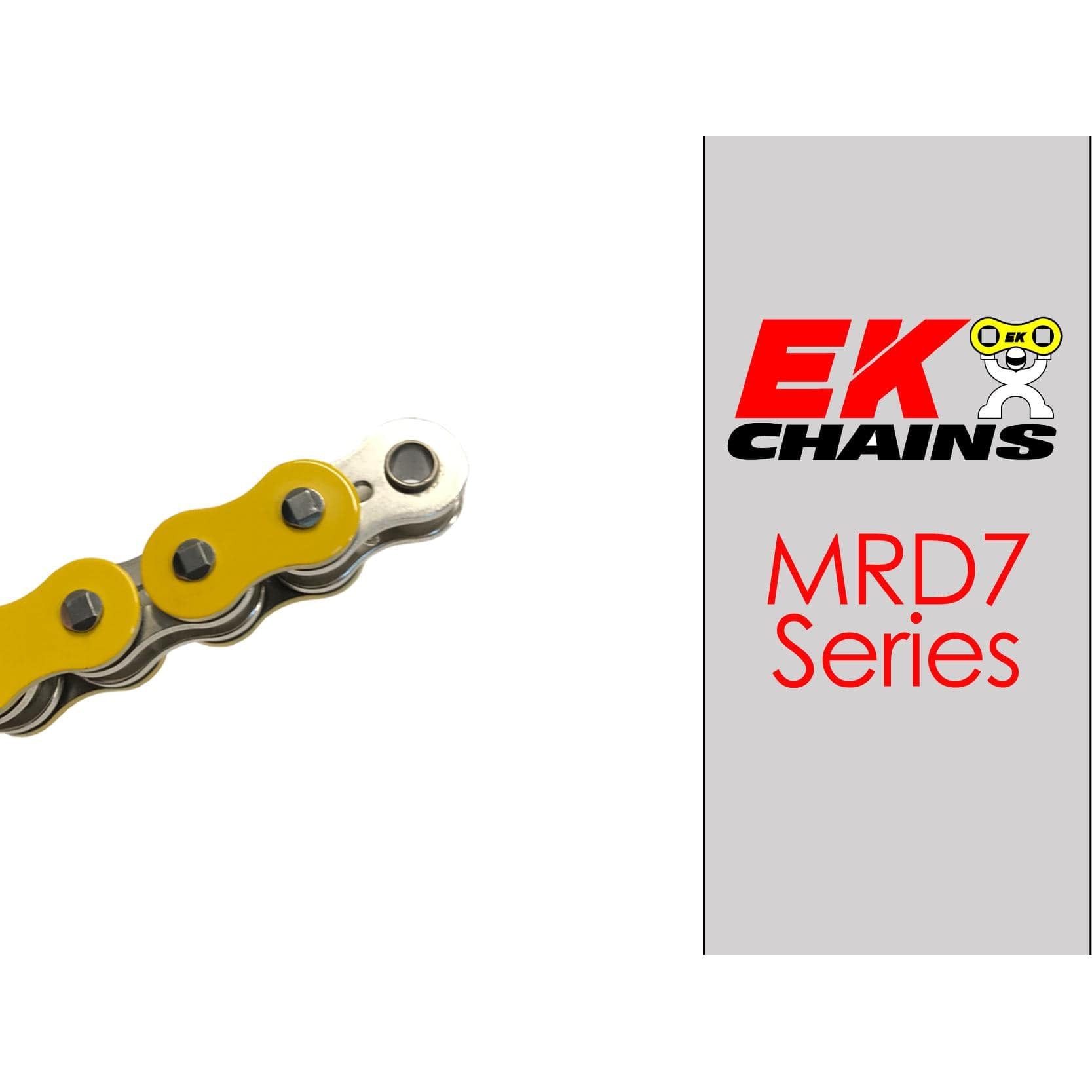 Ek Chains Drivetrain Yellow EK 520-MRD7 MX Drive Chain - 120 Links (Specify Color) Clip Master Link