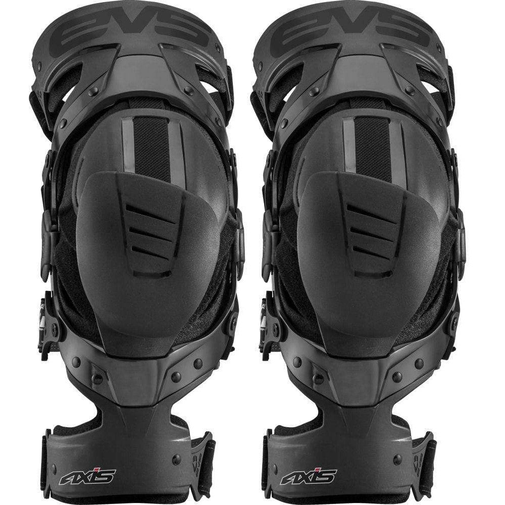  Black EVS Axis Sport Knee Brace Pair