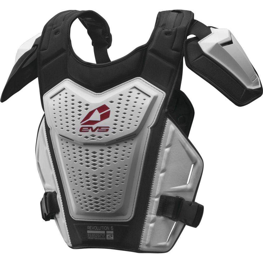  White 2019 EVS Revo 5 Chest Protector