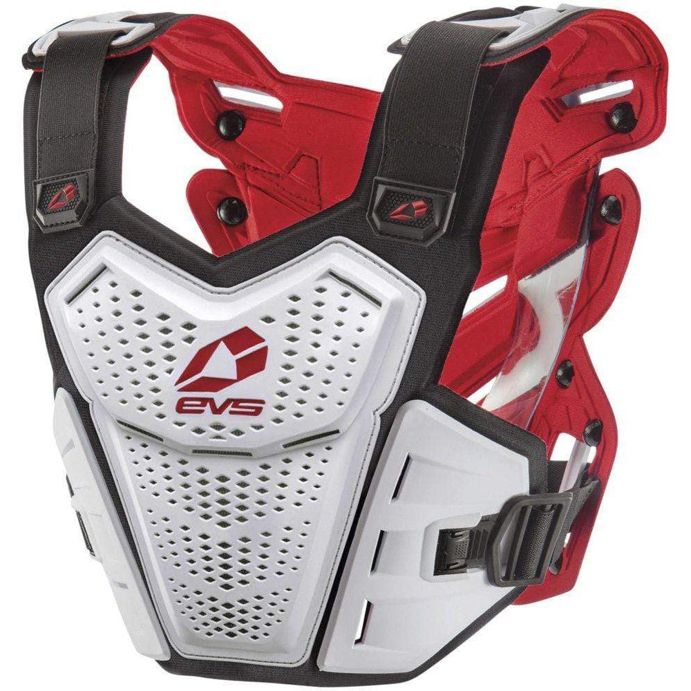  White EVS F1 Roost Deflector Chest Protector