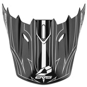 EVS Apparel Matte Black/White EVS T5 Pinner Replacement Visor