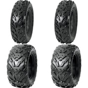 Set of 4 ATV DURO Tires (DI-K211 25x8-12 Front, DI-K721A 25x10-12 Rear)