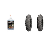 Juego de 2 neumáticos traseros ITP Mud Lite AT 25x12-9 de 6 capas con sellador QUADBOSS